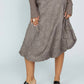 Brazeau Tricot - Cotton Silk Wrinkle Pouf Skirt