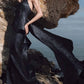 Janique - Halter Peplum Gown