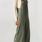 66Disco - Corduroy Pocketed Wide Leg Overall