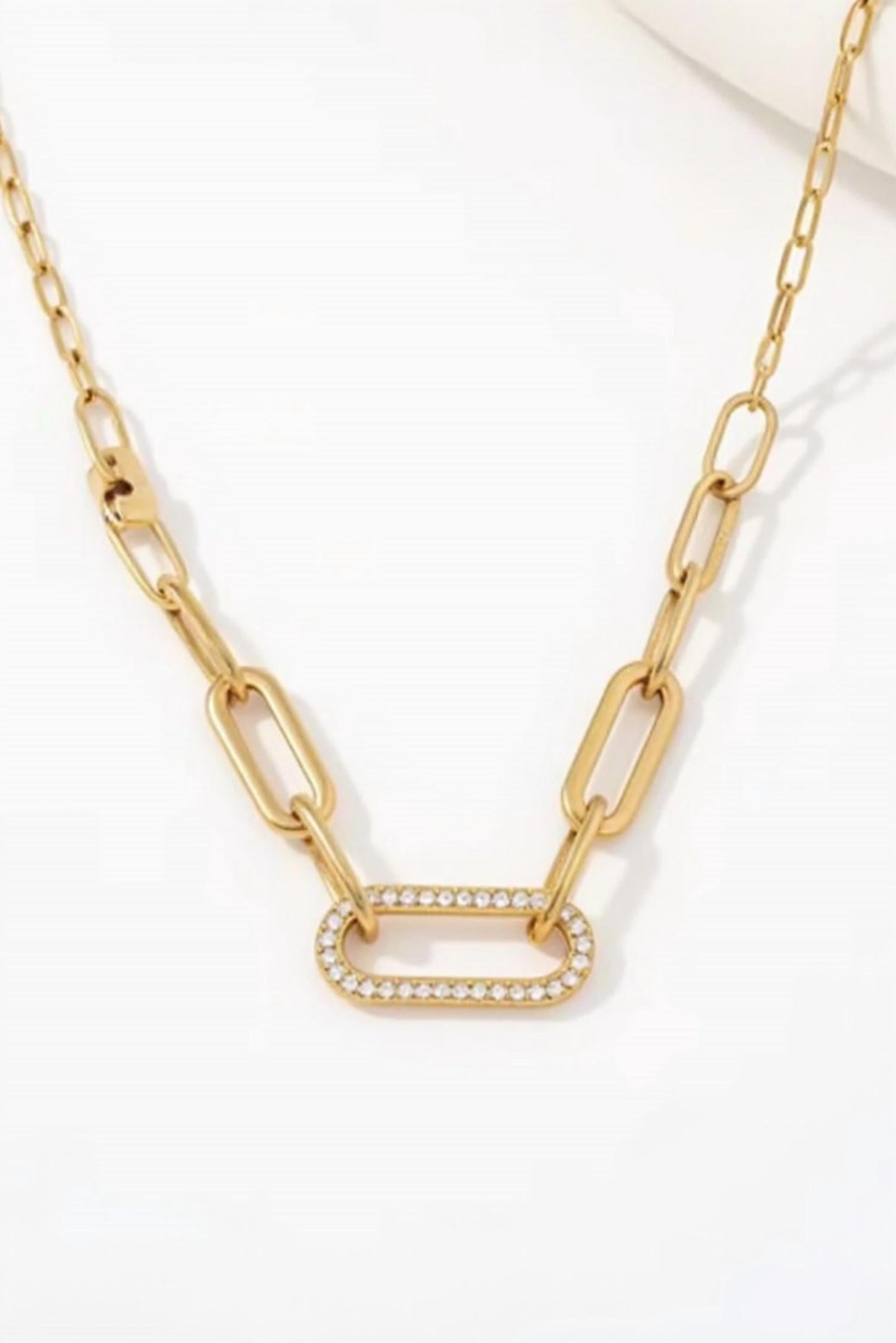 Akalia - Women's Waterproof 18k Link Necklace