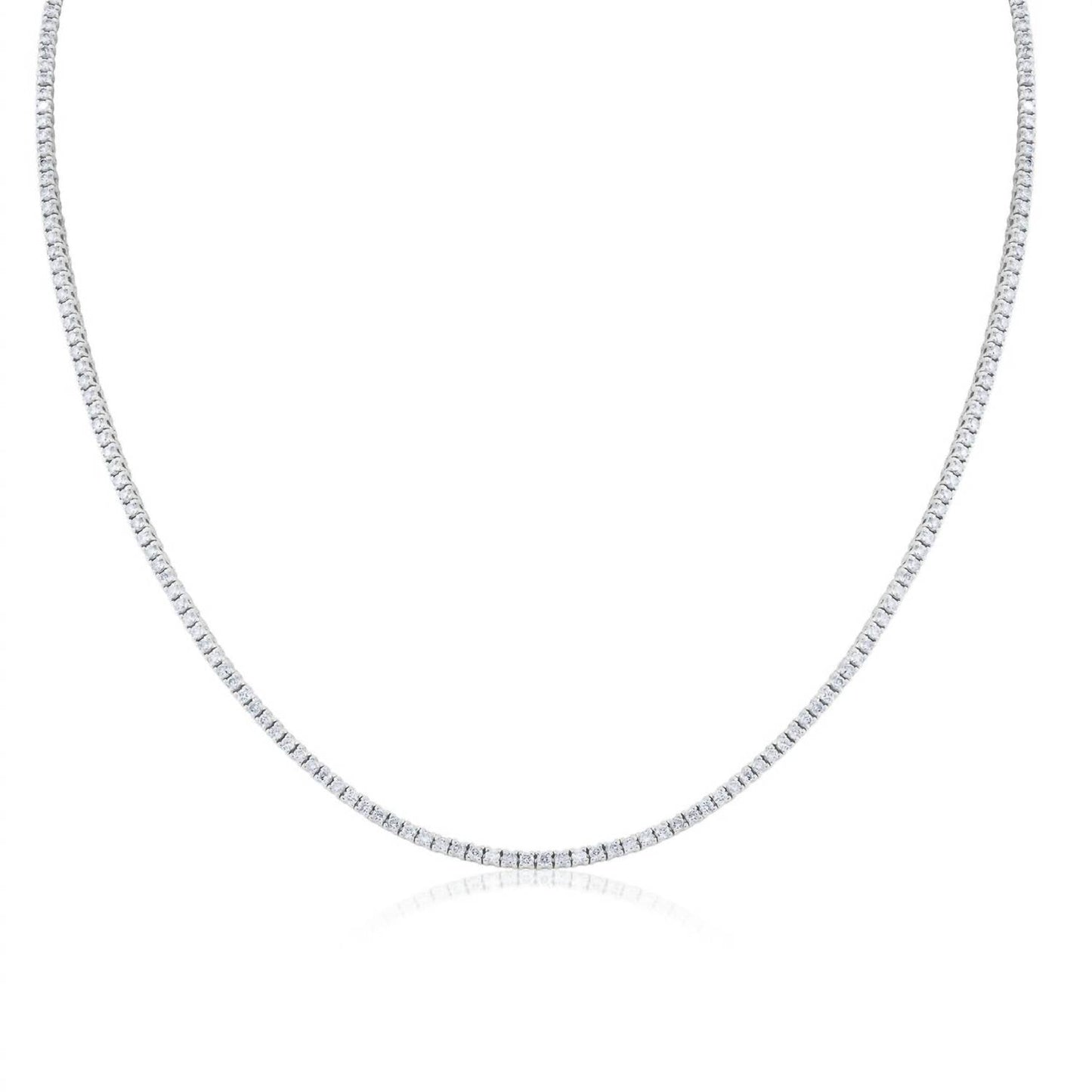 Diana M Jewels - 3.00 Cts Diamond Tennis Necklace