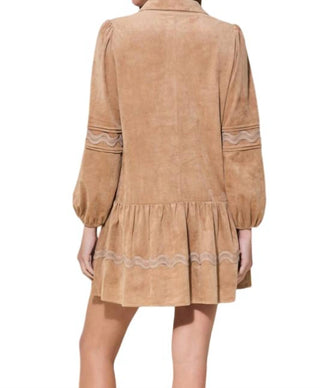 Able - Vestido Babydoll com Detalhe Ondulado