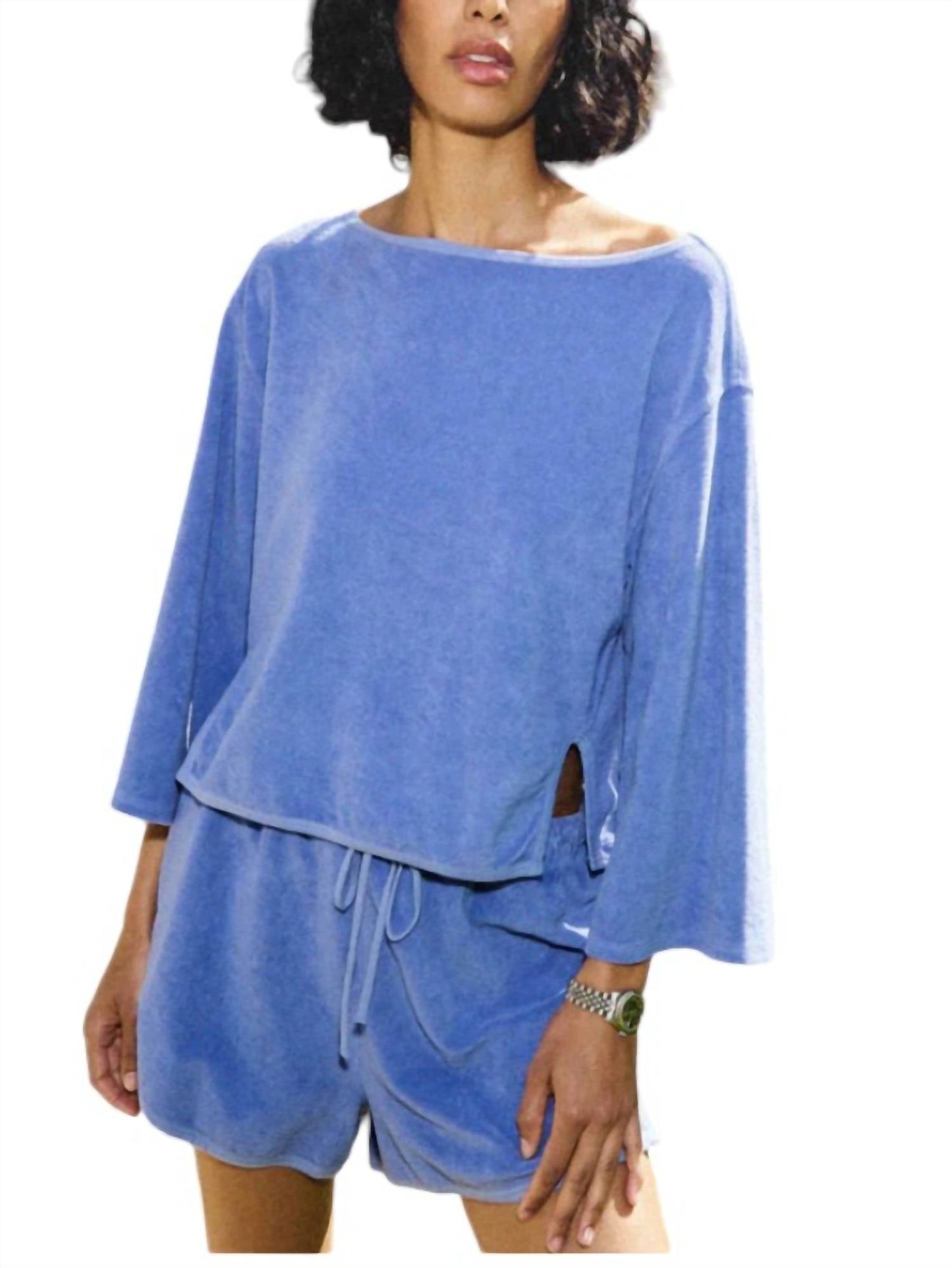 Nation Ltd - Fallon Terry Cloth Popover Top