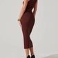 Astr - Channary Sleeveless Turtleneck Sweater Dress