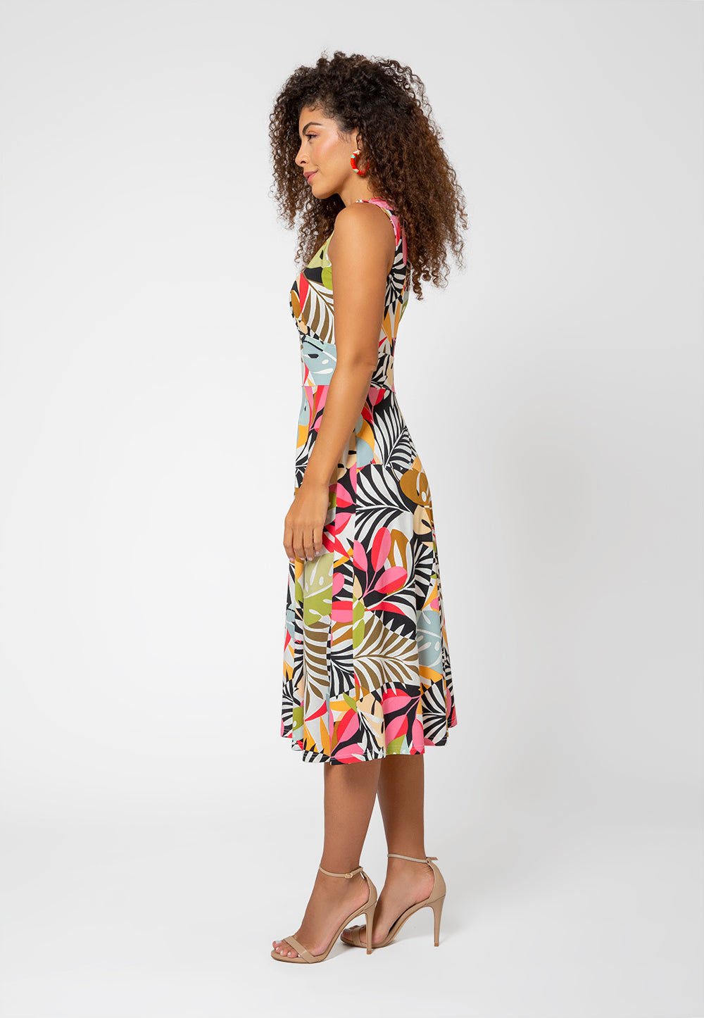 Vestido Midi Rosemary Feminino Leota Preto