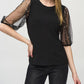 Joseph Ribkoff - Pullover Top With Pearl Sleeves
