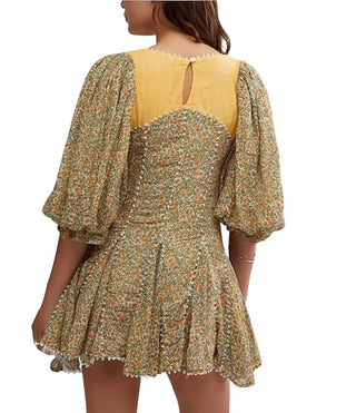 Free People - MINI VESTIDO CORAL BALI