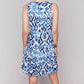 Charlie B - Printed Sleeveless Cotton Ruffle Dress