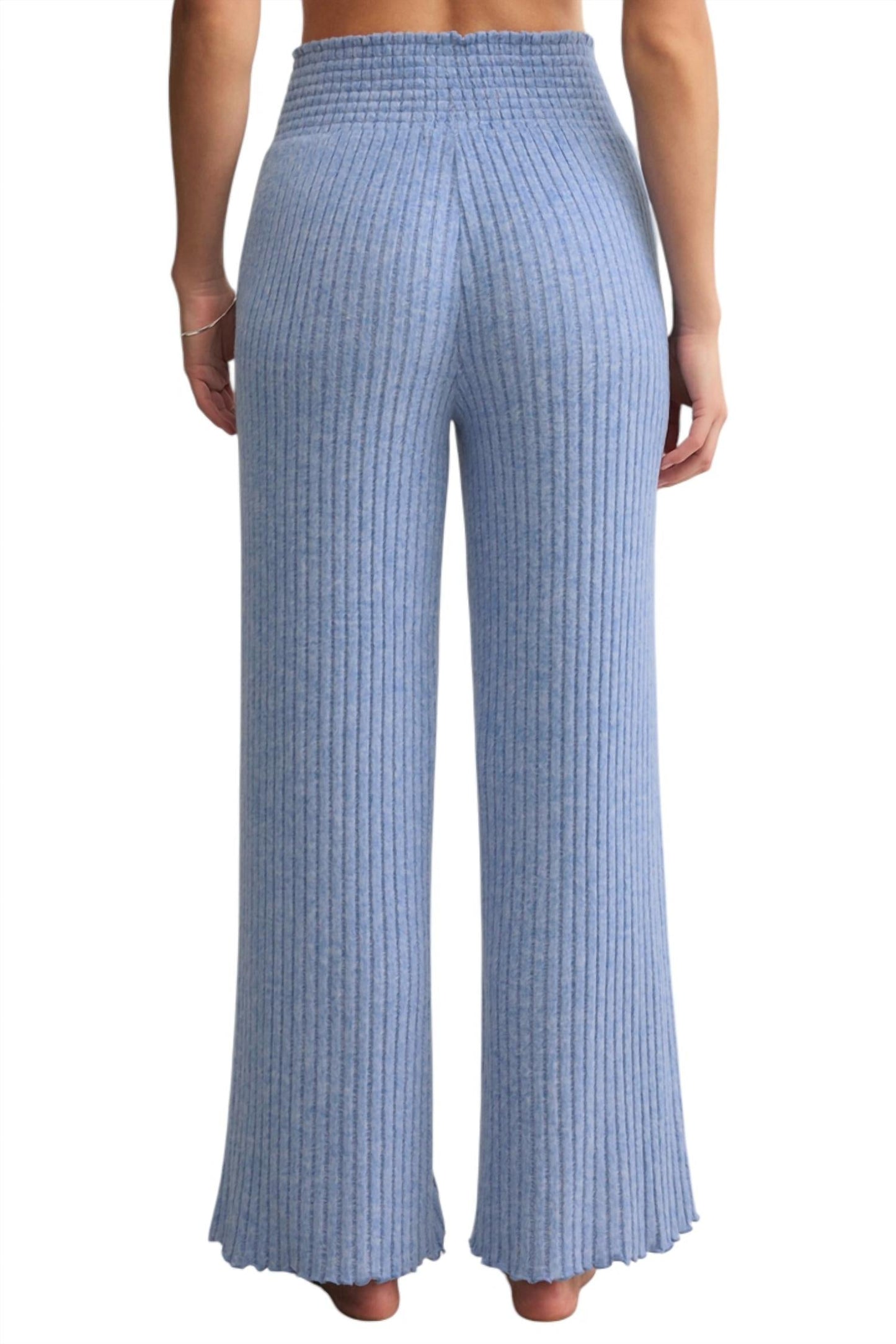 Z Supply - Dawn Smocked Rib High Rise Pant