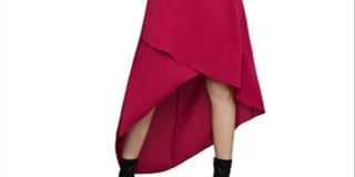 Vestido feminino decote alto BCBGMAXAZRI rosa tamanho médio