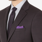 Terno masculino Calvin Klein Slim Fit de lã com jaqueta marrom tamanho 40