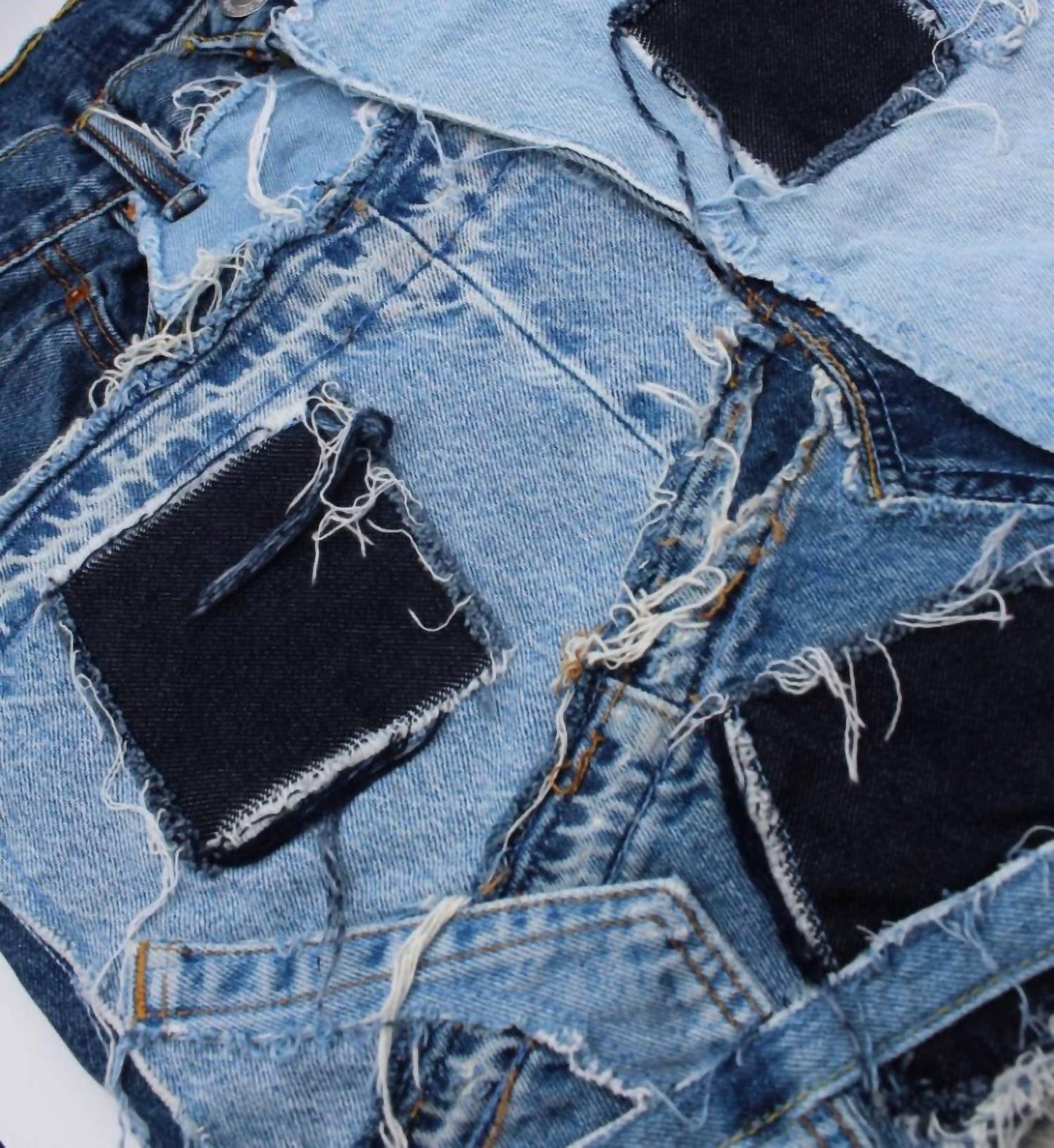 Knotwtr - Women's Patch Denim Skirt