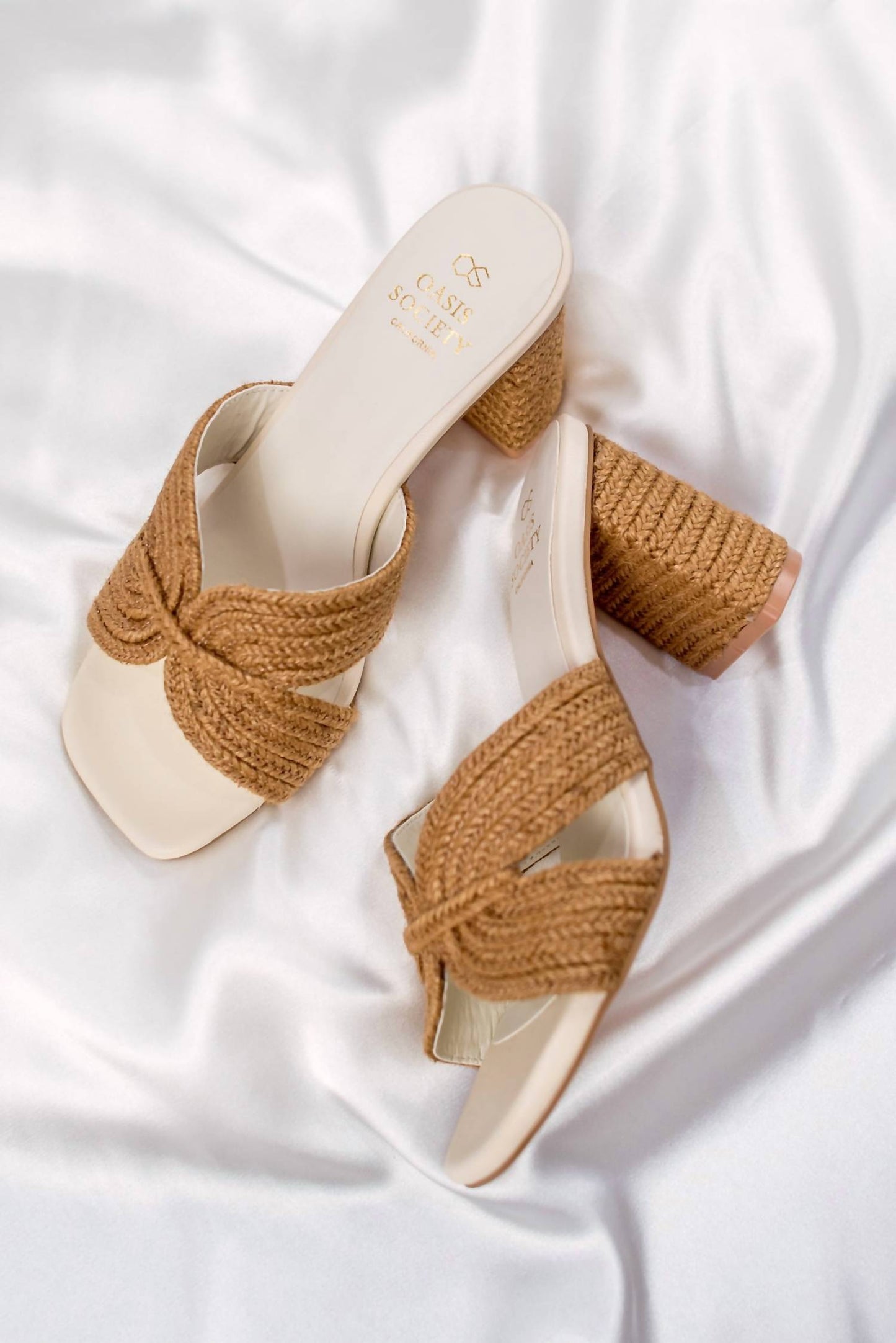 Oasis Society - Stunning & Chic Raffia Heels