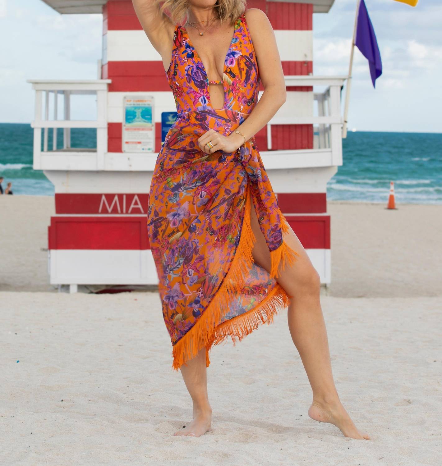Lia Sahara - Fringed Pareo