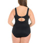 Miraclesuit - Colorblock Plus Size Touche Underwire One Piece Swimsuit