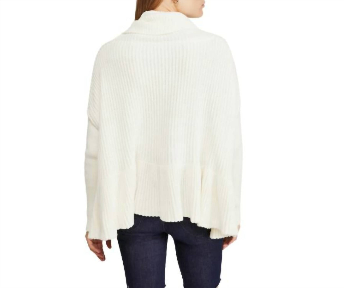 Free People - Layer Cake Trapeze Turtleneck Oversize Rib Sweater