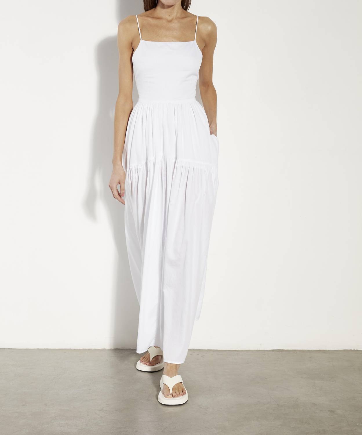 Enza Costa - OPEN BACK TIERED DRESS