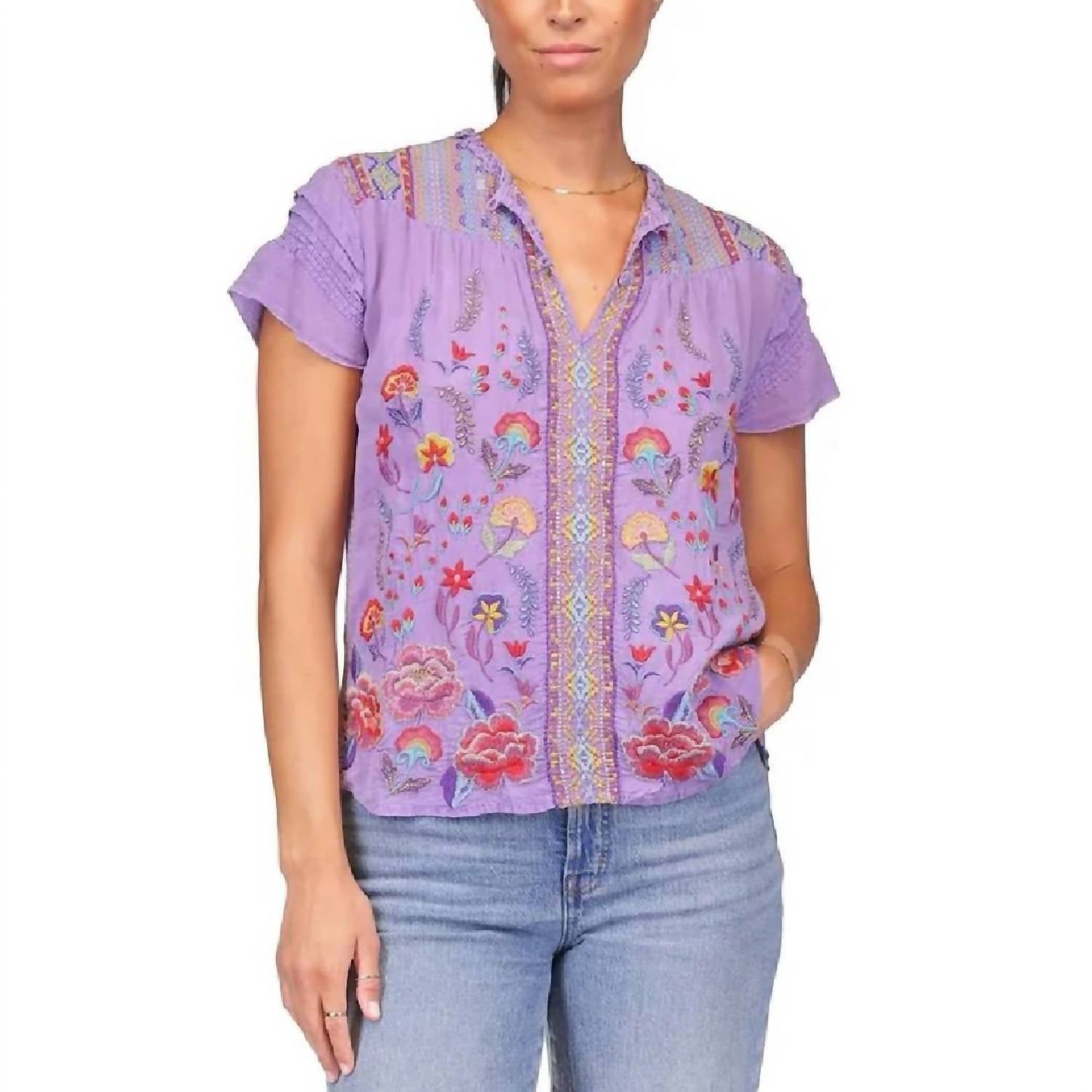 Johnny Was - Bougainville Lafaret Blouse
