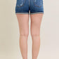 Judy Blue - Cell Phone Pocket Mid Rise Dad Short