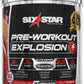 Mistura para bebida em pó pré-treino Six Star, nutrição esportiva, ponche de frutas (30 porções)