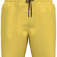 Calção de banho Tommy Hilfiger masculino liso amarelo tamanho médio