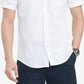 Camisa texturizada Tommy Hilfiger masculina, tamanho grande e alto, corte clássico, Porter, branca, tamanho 3X