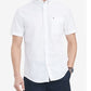 Camisa texturizada Tommy Hilfiger masculina, tamanho grande e alto, corte clássico, branca, tamanho extragrande