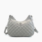 Like Dreams - Women's Auburn Y2k Vegan Dual Quilted Shoulder Bag