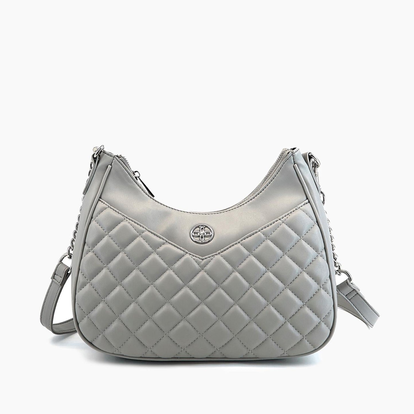 Like Dreams - Women's Auburn Y2k Vegan Dual Quilted Shoulder Bag