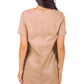 Very J - Suede & Leather Mini Dress