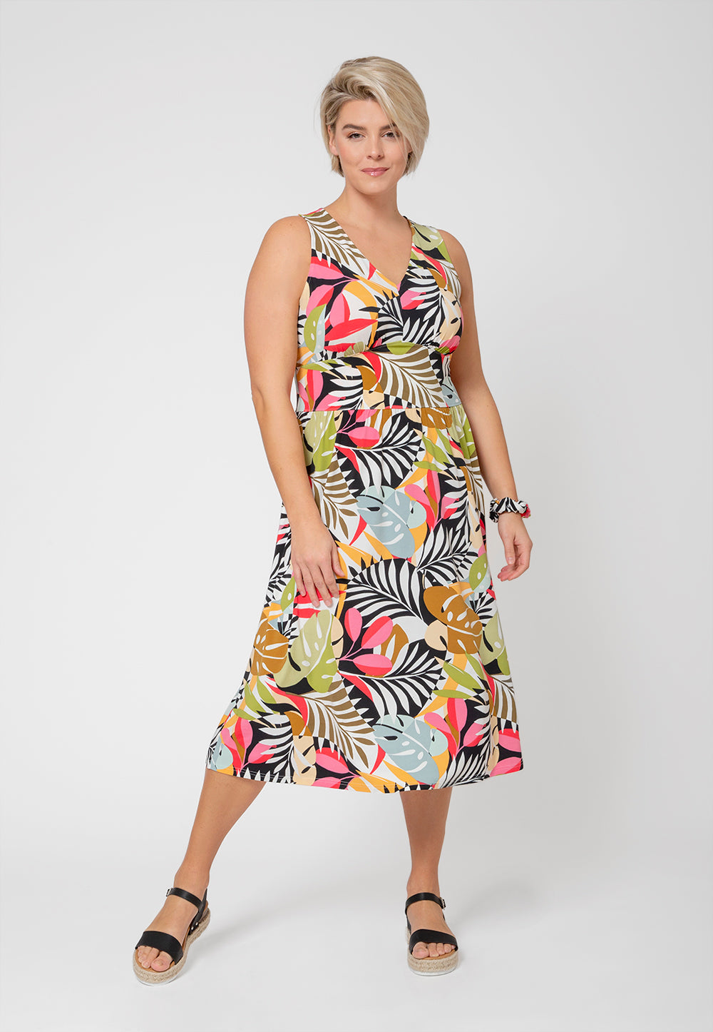 Vestido Leota Feminino Rosemary Preto Tamanho 3X