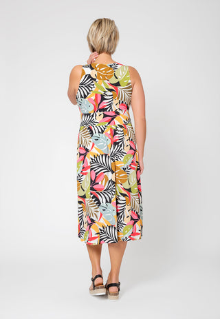 Vestido Leota Feminino Rosemary Preto Tamanho 3X