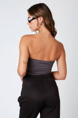 Algodão Doce - Top sem alças em formato de coração