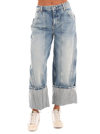 Free People - Calça Jeans Olsen Cuffed Barrel