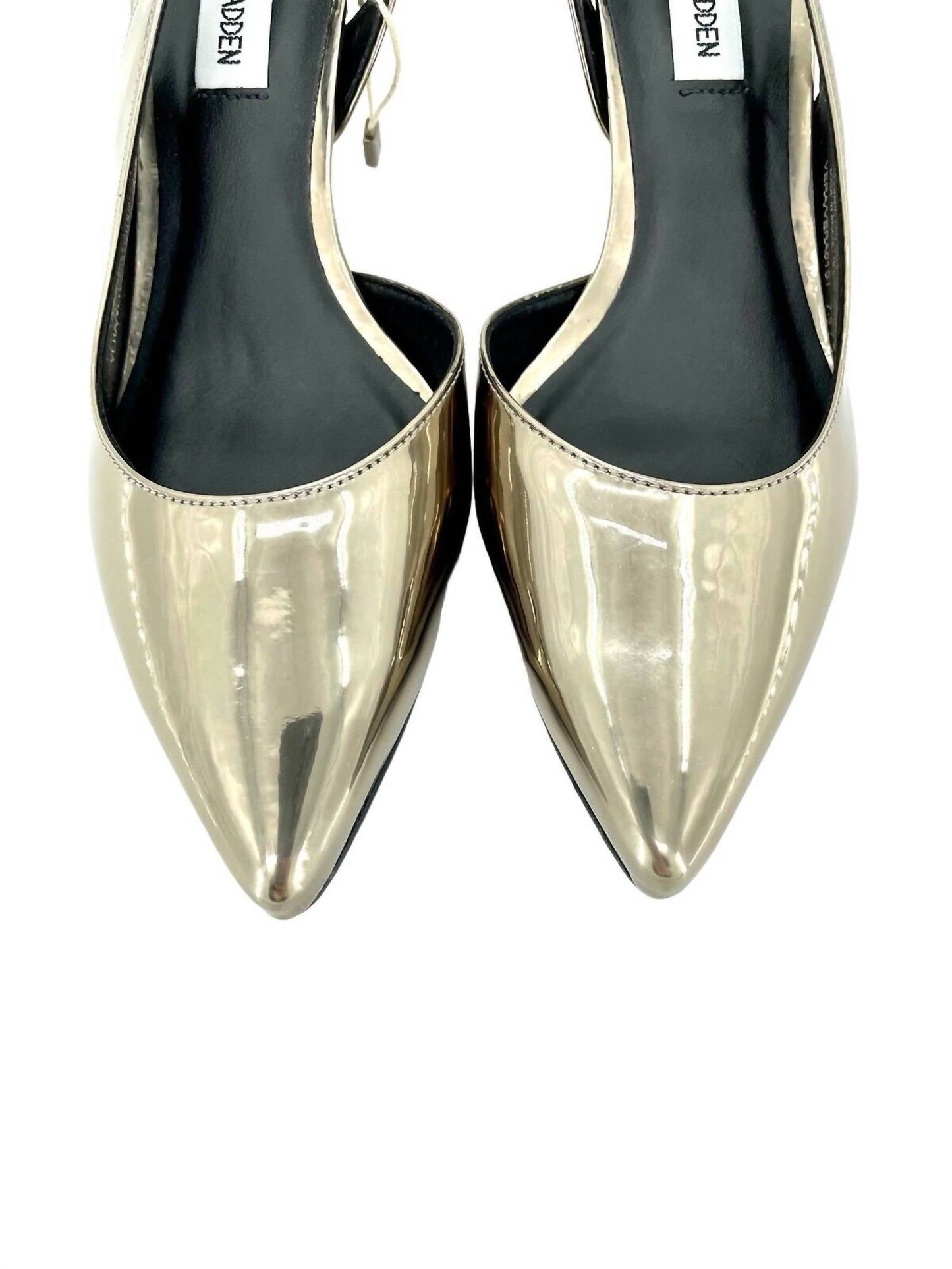 Steve Madden - Vera Patent Leather Pointed Toe Kitten Pumps