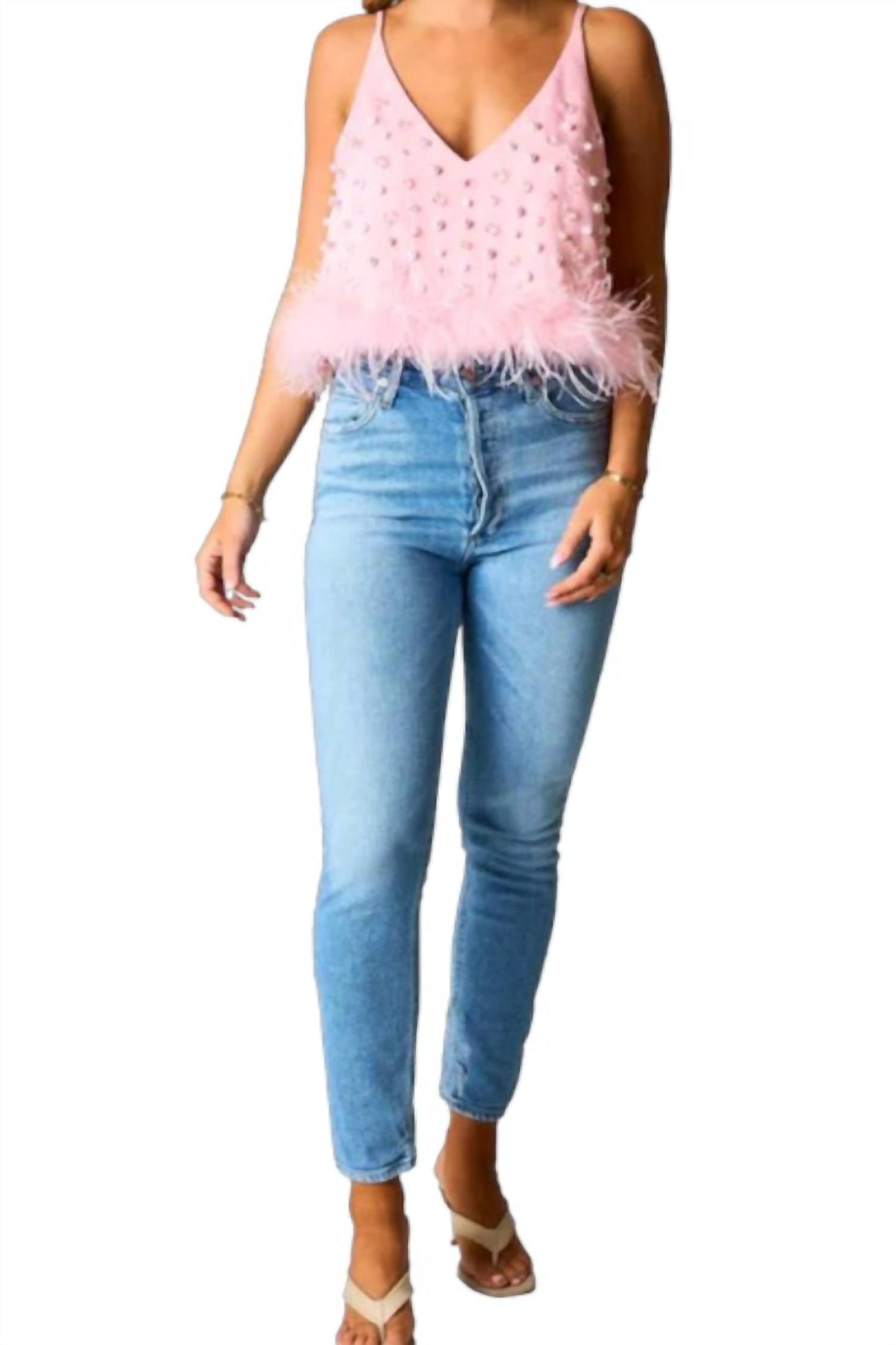 Buddylove - Peony Feather Tank Top