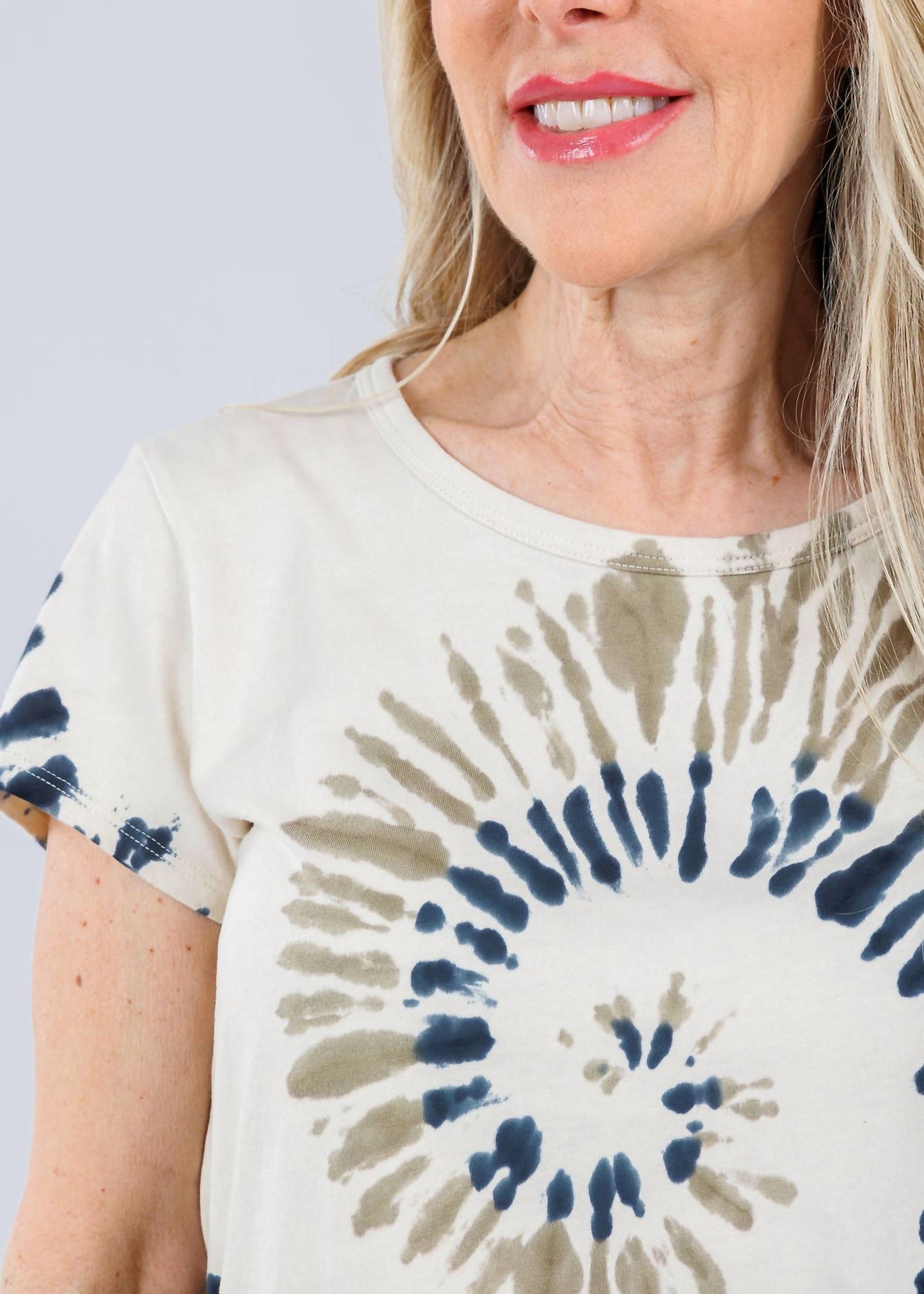 Elliott Lauren - Whirlpool Scoop Tie Dye Tee