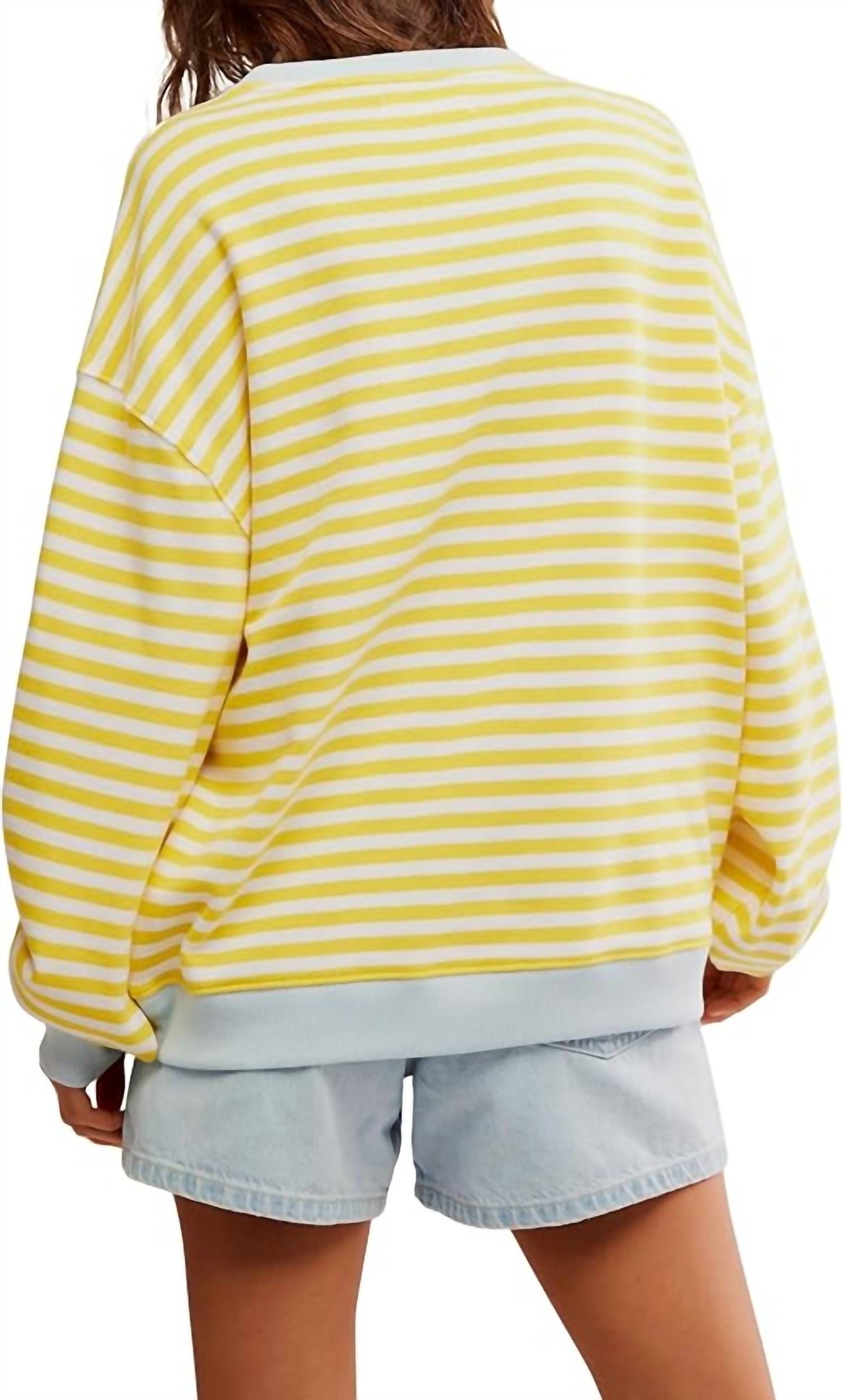 Free People - Classic Striped Crew Top