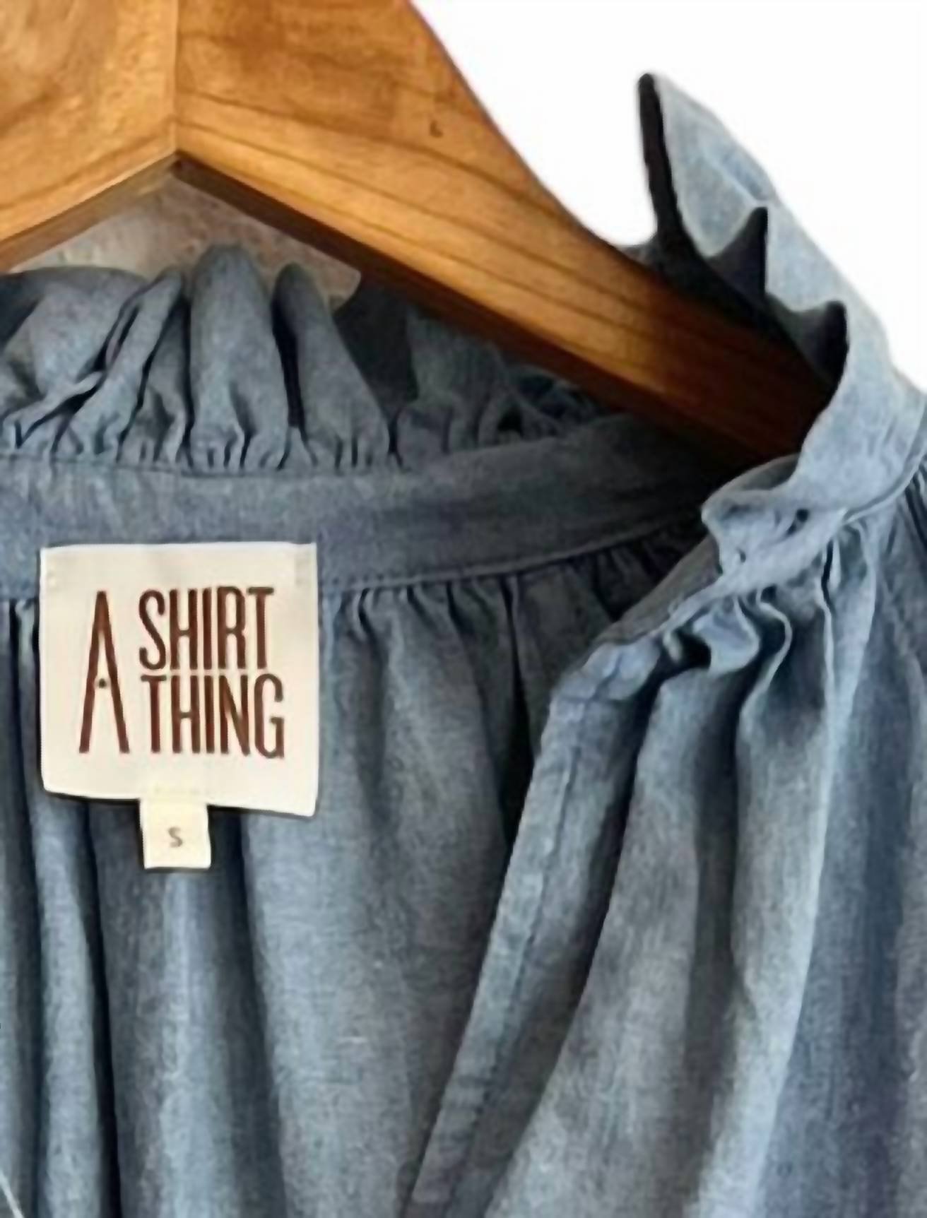 A Shirt Thing - Women's Penelope Denim Blouse