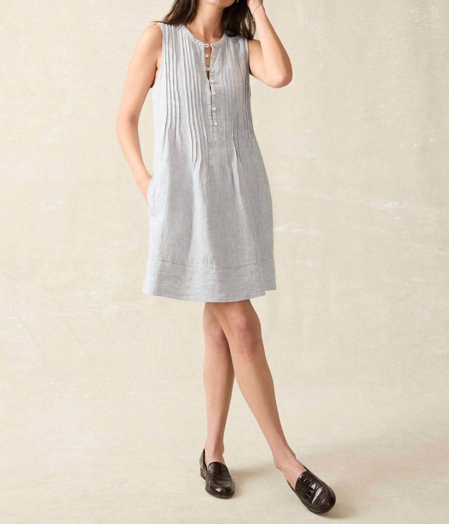 Faherty - Isha Linen Sleeveless Dress