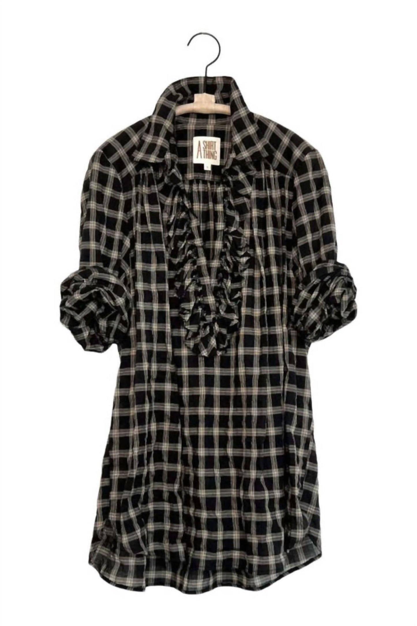 A Shirt Thing - Women's Celine Ruffled Front Blouse