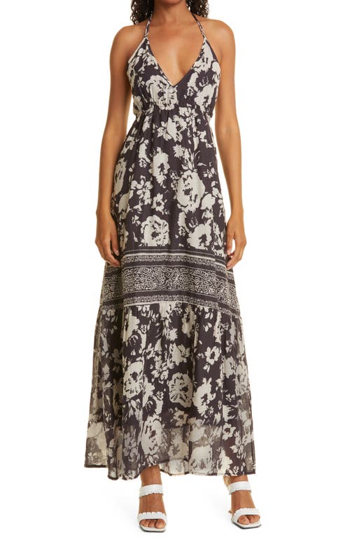ba&sh Downtown Floral Mixed Print Maxi Dress - Large