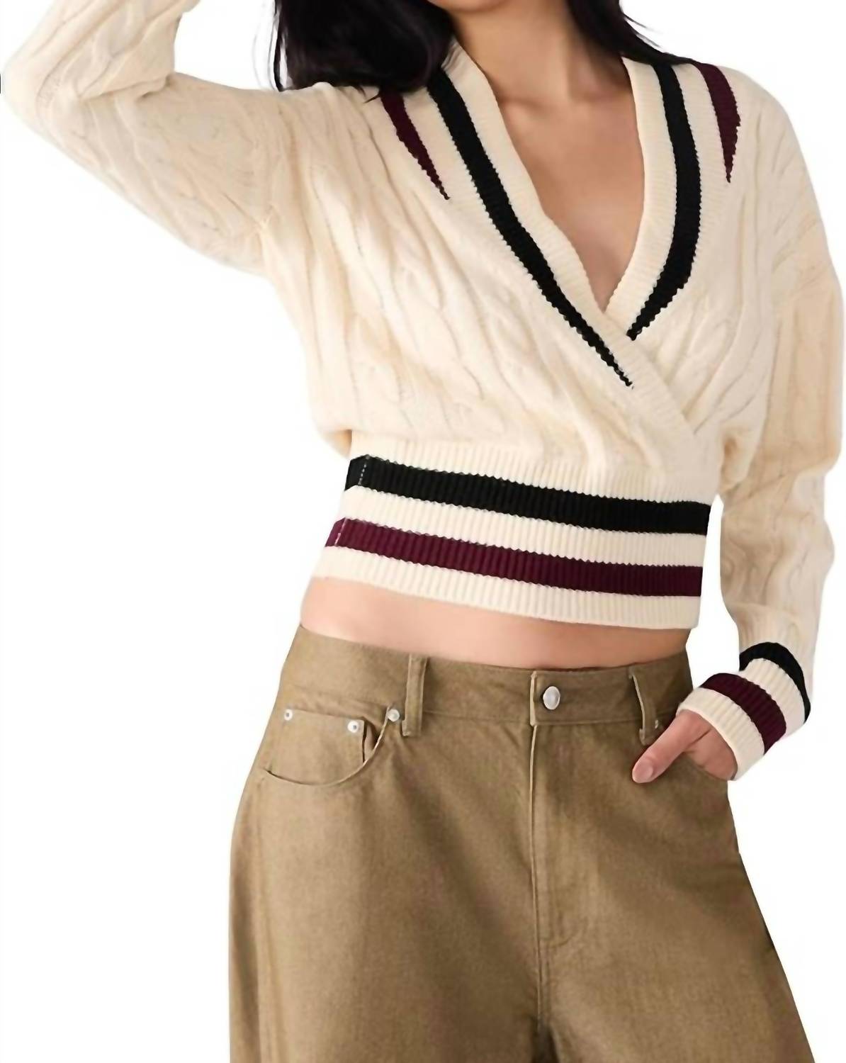 steve-madden-addison-v-neck-varsity-cable-sweater