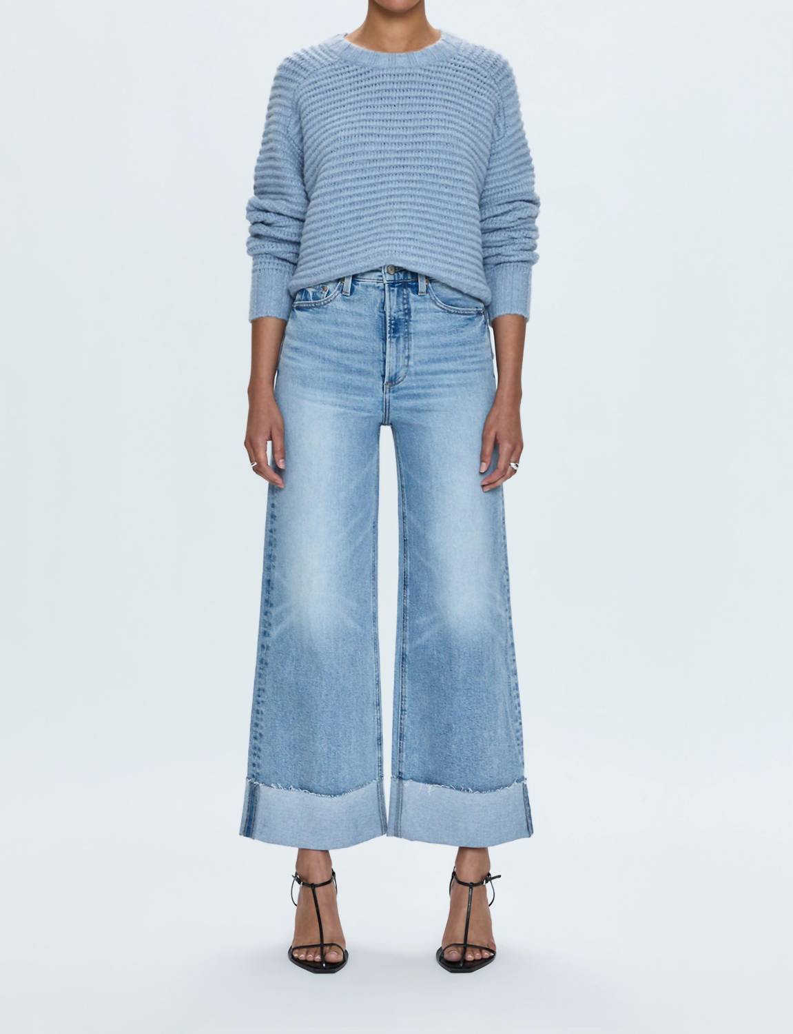 Pistola - Lana High Rise Crop Wide Leg Jeans