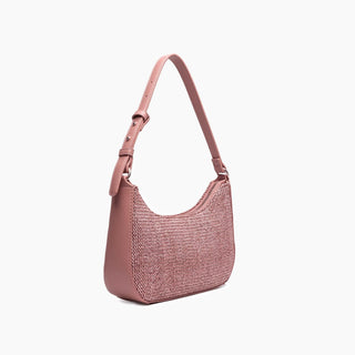 Like Dreams - Bolsa de ombro feminina Eden Designer de palha