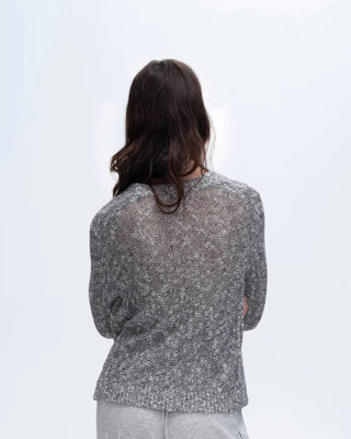 Atm - Cardigan com detalhe canelado