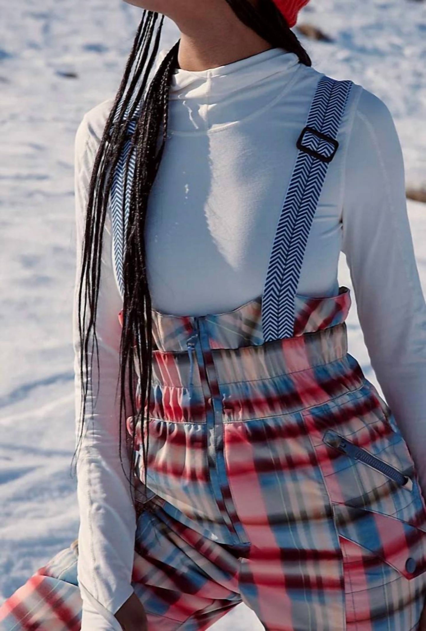 Free People - All Prepped Printed Bib Jumpsuit