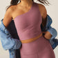 Beyond Yoga - Spacedye The Bold Shoulder Cropped Tank Top