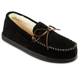 Isotoner - Chinelo Mocassim Masculino em Camurça Genuína