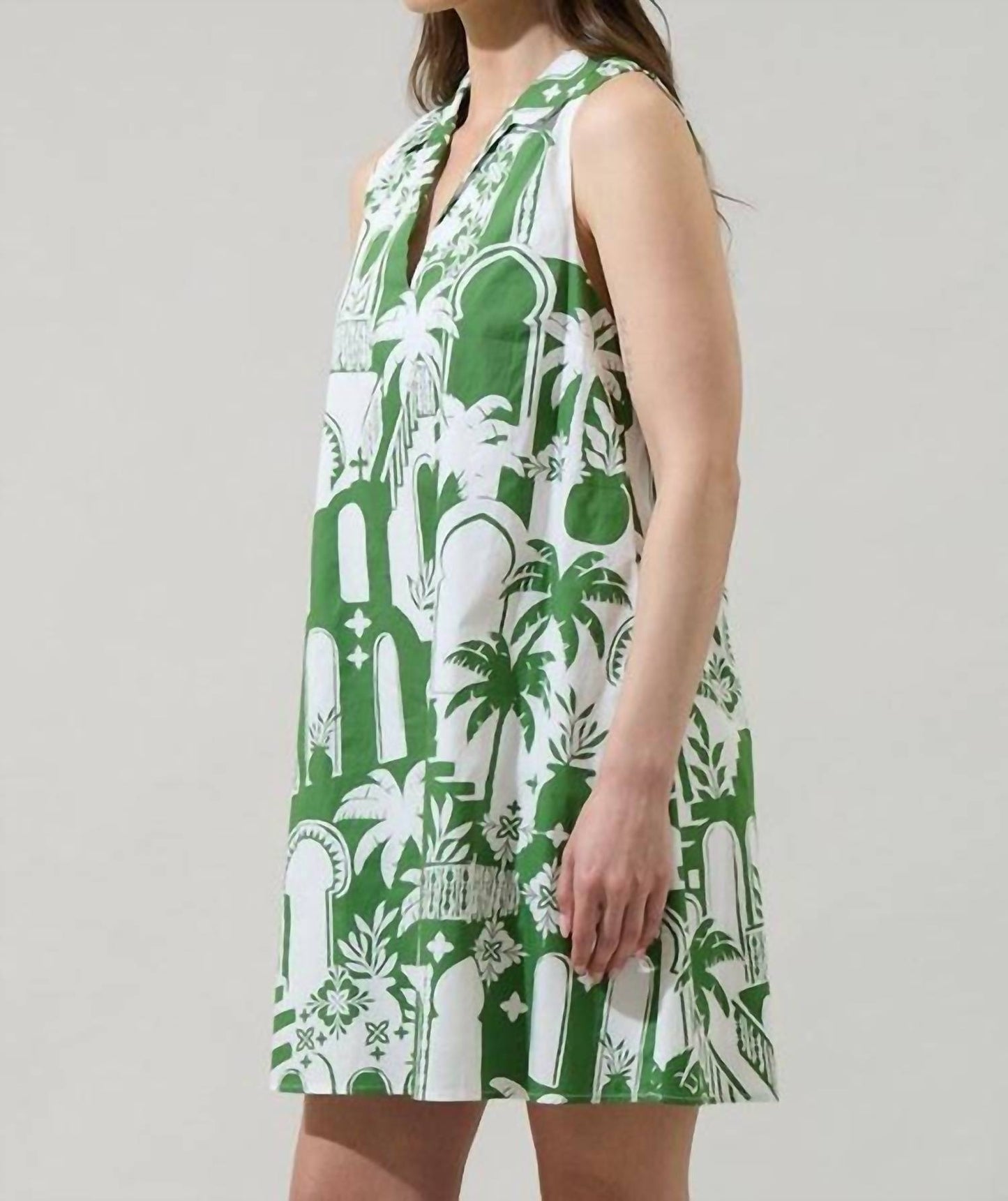 Sugarlips - Hannah Collared Shift Mini Dress